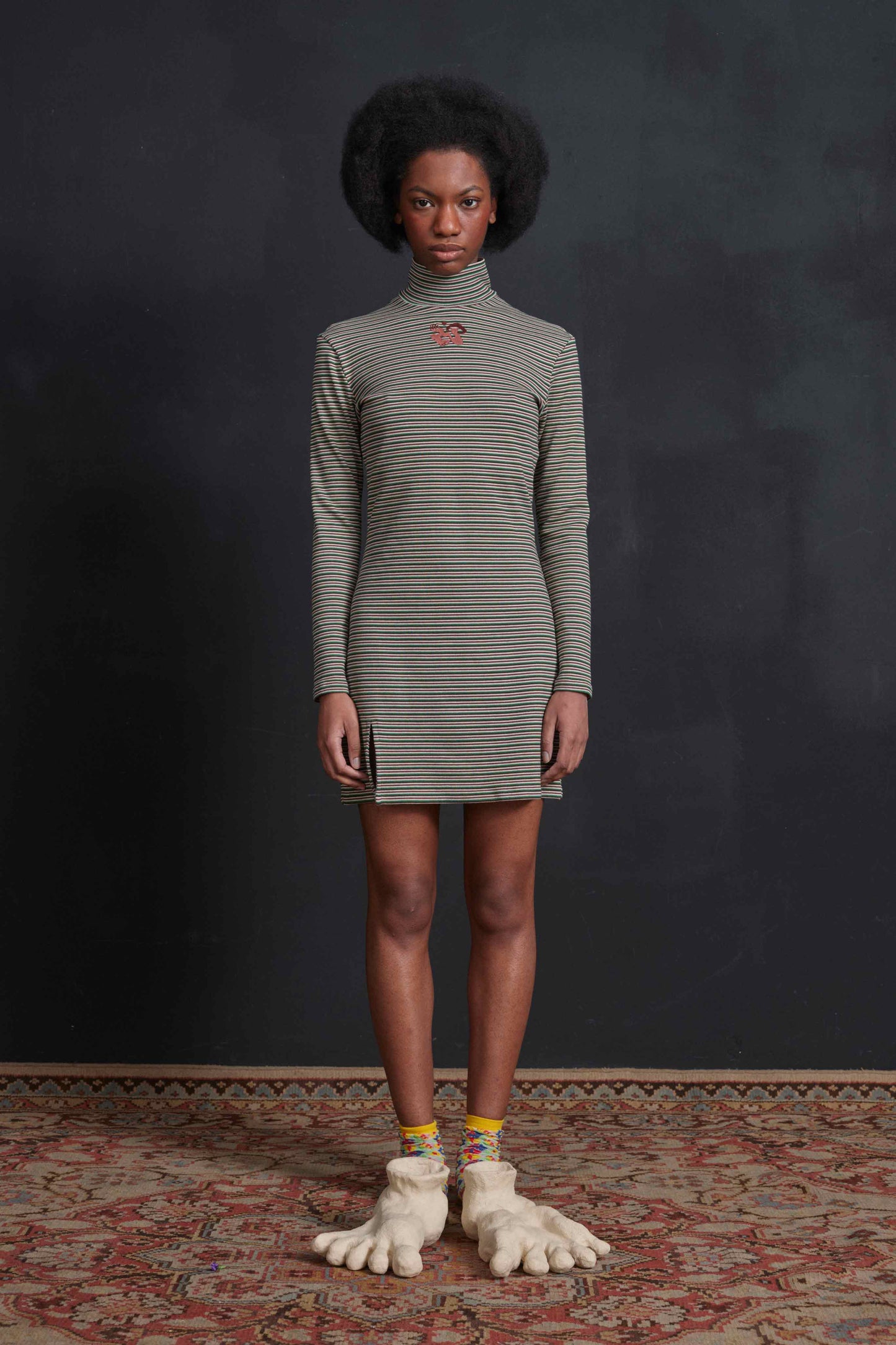 MØSSWHISPER RIB DRESS